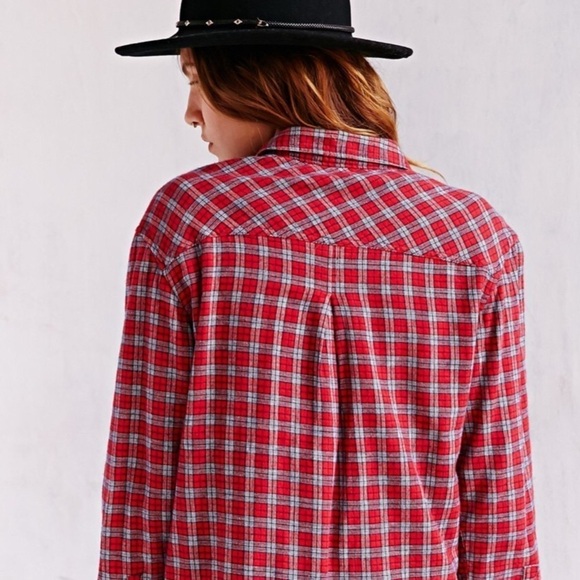 𝅺bdg Lace Petticoat Flannel Shirt Size XS - Picture 4 of 8